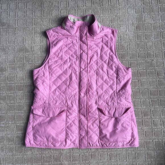 Peter Millar Jackets & Blazers - Peter Millar Crown Sport Addison Quilted Vest Women's L Pink Lifestyle Golf